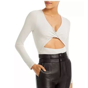 Cutout Bodysuit Top